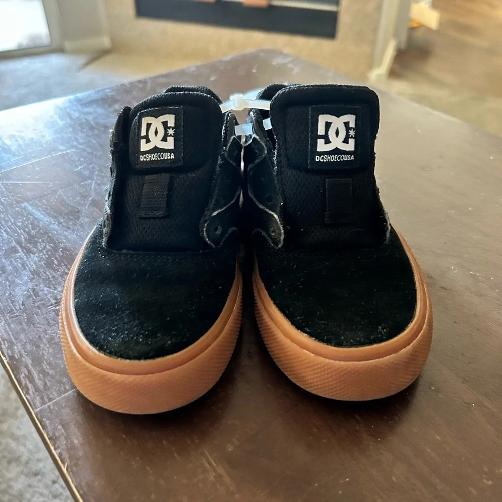 DC Black and Brown Skate Sneakers